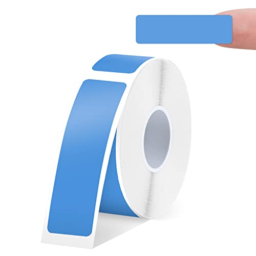 SUPVAN E10/16 Etikettenband - Thermo-Mehrzweck-Etiketten für Heim, Schule, Büro, 12 mm x 40 mm, 170 Etiketten/Rolle(Blau) von SUPVAN