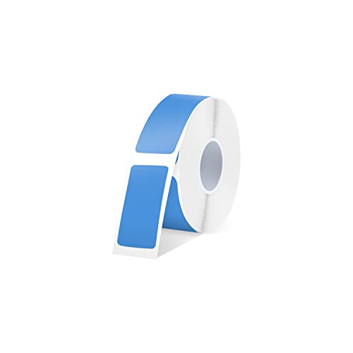 SUPVAN E10/16 Etikettenband - Thermo-Mehrzweck-Etiketten für Heim, Schule, Büro, 14 mm x 30 mm, 220 Etiketten/Rolle(Blau) von SUPVAN