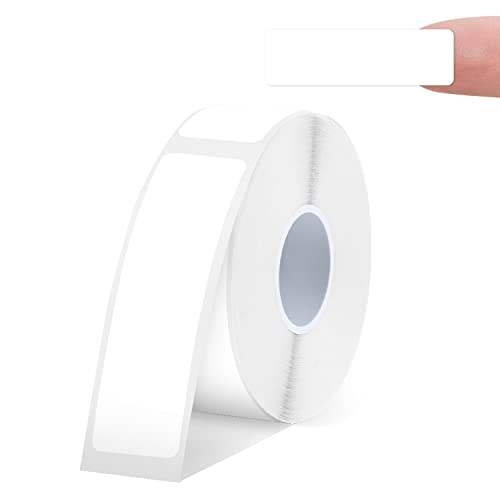 SUPVAN E10/16 Etikettenband - Thermo-Mehrzweck-Etiketten für Heim, Schule, Büro, 12 mm x 40 mm, 170 Etiketten/Rolle(Weiß) von SUPVAN
