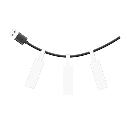 SUPVAN KATASYMBOL T50M Pro/Plus Etikettenband Papier, Wasserfeste Etikettenfür Heim, Schule, Büro, 25 mm x 38 mm + 40 mm, 105 Etiketten/Rolle, Schwarz auf Weiß von SUPVAN