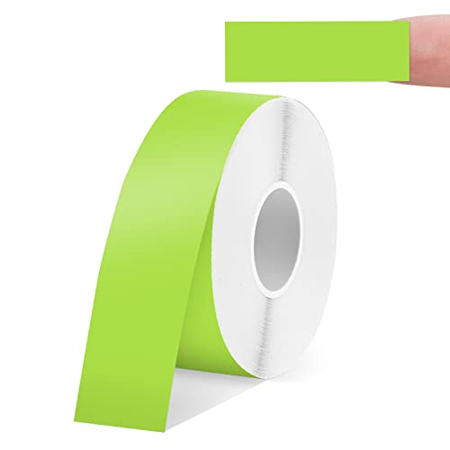 SUPVAN Thermo-Etikettenband, E10/16 Etiketten Papier, Endlos-Etikettenband 15 mm x 6 m, wasserfeste Etiketten geeignet für Haus, Büro, Schule (Grün) von SUPVAN