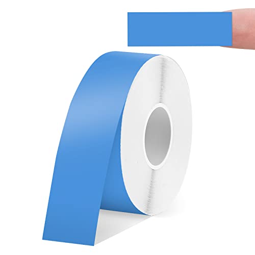 SUPVAN Thermo-Etikettenband, E10/16 Etiketten Papier, Endlos-Etikettenband 15 mm x 6 m, wasserfeste Etiketten geeignet für Haus, Büro, Schule (Blau) von SUPVAN
