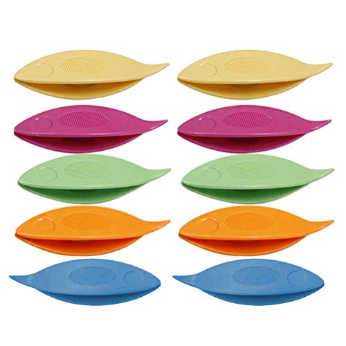 Supvox Occhi Schiffchen Kunststoff für Hand Spitze Herstellung Kunst Werkzeug 10 Stück (Mischfarbe) von Supvox