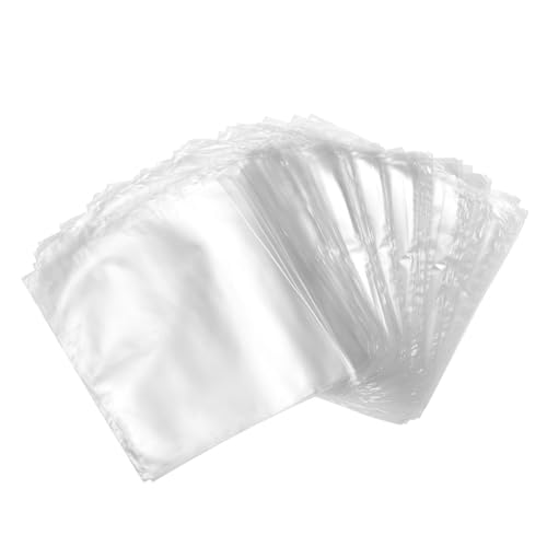 100 StüCk Pof Schrumpffolie Taschen 4 Zoll - Wasserdichte Transparente Schrumpfbeutel FüR Seifen, Badebomben Und Diy-Projekte von Supvox