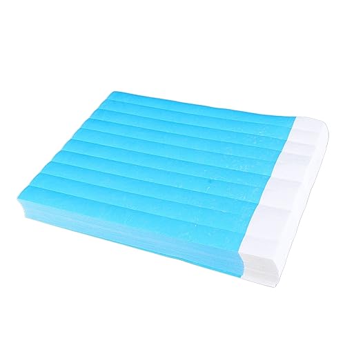 1000 Papierveranstaltungsgelände, Blau -tränenfeste Event -Armbänder mit Kunstpapiermaterial, Ideal für Konzerte, Festivals, Eintritt, Party, Party von SUPYINI