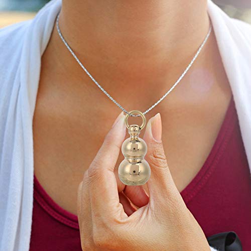 Kürbisanhänger, Messingmaterial, DIY -Schlüsselbundschmuck für Glück und Böse, Handgefertigter Anhänger (Höhe 2,9 cm und Durchmesser 1,55 cm) von SUPYINI