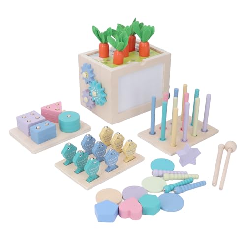 Multifunktionales 10-in-1-Holzspielset mit Karottenerntespiel, Farbsortier- und Zeichenbrett, Formanpassung und Farbtropfenaktivitäten für Multifunktionales 10-in-1-Holzspielset mit Karottenerntespiel, Farbsortier- und Zeichenbrett, Formanpassung und Farbtropfenaktivitäten für von SUPYINI