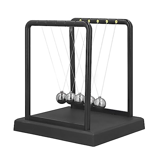 Newtons Balance Bugs Stress Relief Physics Lern ​​-Swing Ball Dekoration 6.61 X 5,67 X 7,2 Zoll, Verlängerte Schwingzeit, Entspannende Dekoration, Idee von SUPYINI