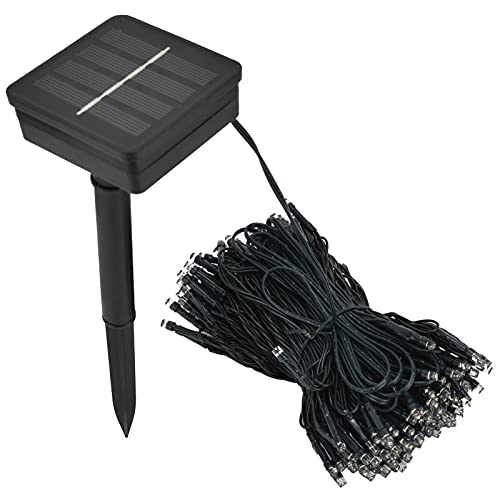 SUPYINI 200LEDS Solar, Landschaftsleuchten Im Freien, Solarantriebs -Feenhalle Lichter mit 600 MAH Wiederaufladbarer Akku, IP45 für Garten, Hof, Terrassedekoration (Warmes weißes Licht) von SUPYINI