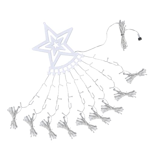 SUPYINI 317 LED -Leuchten, 9 Saiten, 8 Modi Weihnachtsbaumdekorationslicht mit Transformator für Urlaub, Hochzeit, Party (Bunt) von SUPYINI
