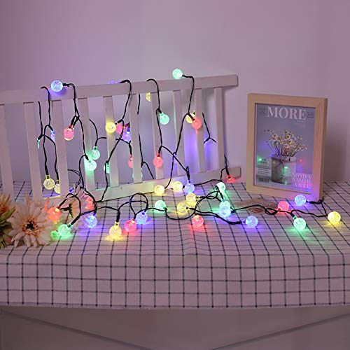 SUPYINI 6,5 M 30ly Bubble Ball Solar Power String Light, Outdoor -Schnur Licht, Schaffen Sie Ein Warmes und Romantisches Ambiente mit Langer Arbeitszeit für Party Wedding (Leichter Ball SUPYINI 6,5 M 30ly Bubble Ball Solar Power String Light, Outdoor -Schnur Licht, Schaffen Sie Ein Warmes und Romantisches Ambiente mit Langer Arbeitszeit für Party Wedding (Leichter Ball von SUPYINI