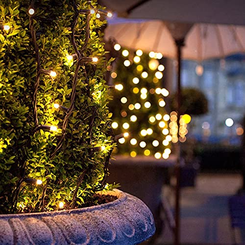 SUPYINI LED Solar String Light, 200led 8 Modi Solar String Light für Weihnachten, Hochzeit, Urlaub, Garten, Outdoor (200 Lichter 22 Meter) von SUPYINI