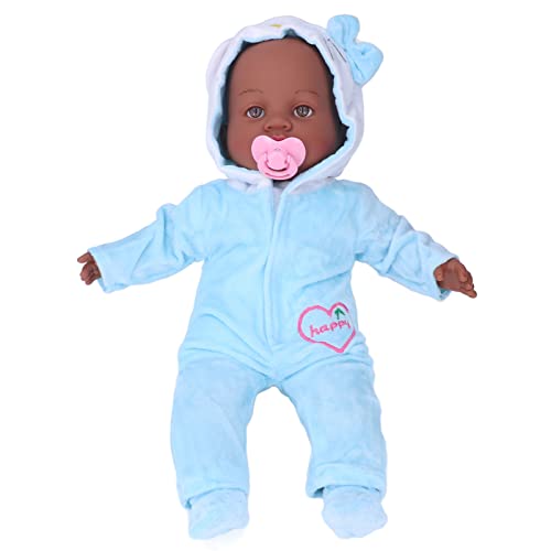 SUPYINI Lebensee Wiedergeborene Puppen Schwarze Hautfarbe, 16 -Zoll -Babypuppe mit Schnuller, Weichen und Entzückenden Kindern SUPYINI Lebensee Wiedergeborene Puppen Schwarze Hautfarbe, 16 -Zoll -Babypuppe mit Schnuller, Weichen und Entzückenden Kindern von SUPYINI