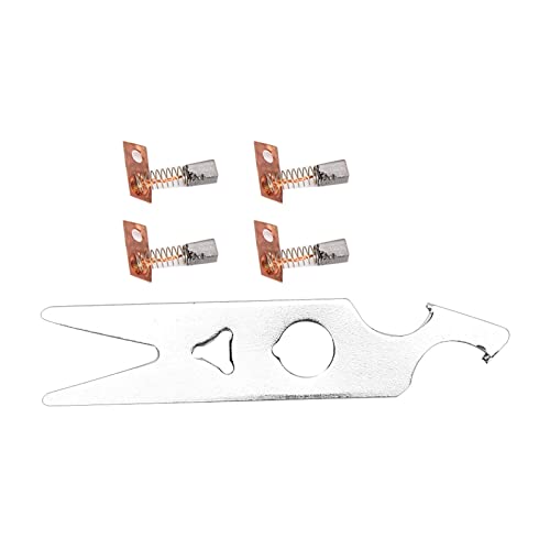 SUPYINI Maniküre -Kohlenstoffbürstenersatz für Nagelbohrer, 4pcs Kohlenstoffbürste und 1 -pc -Schraubenschlüssel, Langlebiges Legierungsmaterial, Einfache Installation, Passform, SUPYINI Maniküre -Kohlenstoffbürstenersatz für Nagelbohrer, 4pcs Kohlenstoffbürste und 1 -pc -Schraubenschlüssel, Langlebiges Legierungsmaterial, Einfache Installation, Passform, von SUPYINI