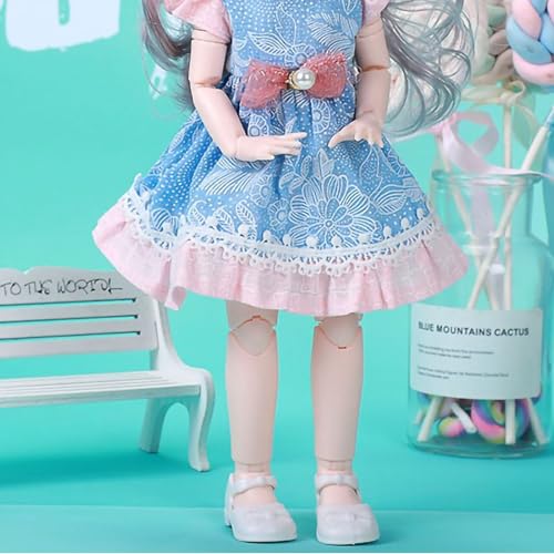 SUPYINI Nette Puppe, Schöne Modeduppe, Flexible Gelenke, Tiefe Große Augen, Exquisite Kleidung, Plastikmaterial, Mädchen ab 3 Jahren, Großartig für Geburtstag (Gewöhnlicher Typ) von SUPYINI
