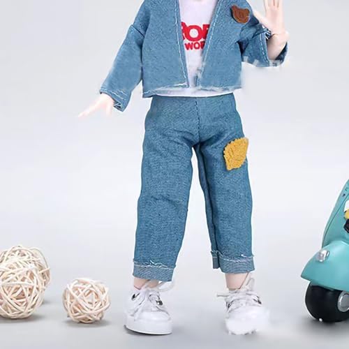 SUPYINI Nette Puppe, Schöne Modeduppe, Flexible Gelenke, Tiefe Große Augen, Exquisite Kleidung, Plastikmaterial, Mädchen ab 3 Jahren, Großartig für Geburtstag (Gewöhnlicher Typ) von SUPYINI