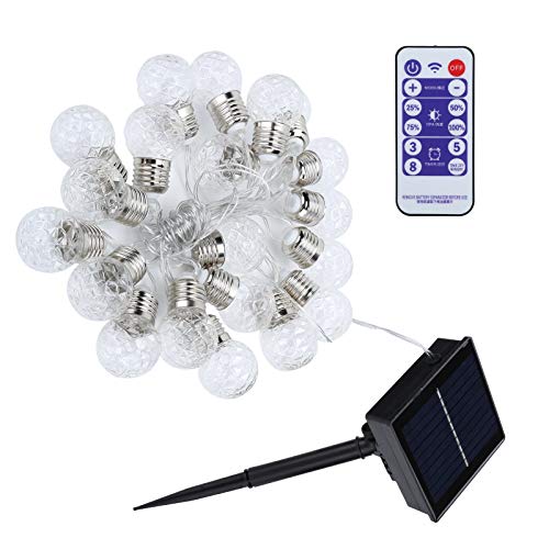SUPYINI Solar -Saiten -Lichter, 20LEG -Gartenleuchten Im Freien, Party - -Licht, 8 Modi Warmes Ambiente für den Innenhof, Sicherheit IP65, mit Fernbedienung, für SUPYINI Solar -Saiten -Lichter, 20LEG -Gartenleuchten Im Freien, Party - -Licht, 8 Modi Warmes Ambiente für den Innenhof, Sicherheit IP65, mit Fernbedienung, für von SUPYINI