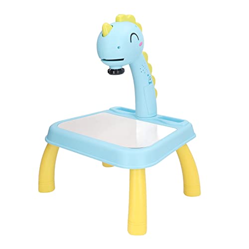 SUPYINI Tischset für Kinder, Zeichenprojektor, niedliches Dinosaurier-Design, Zeichen- und Zeichenspielzeug für Kinder (grüner Dinosaurier) von SUPYINI