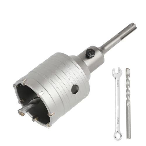60MM Bohrkrone Set Mit SDS Plus Adapter 110mm Und Zentrierbohrer 2x8x110mm,Lochsäge 60mm Dosensenker Hohlbohrkrone,Bohrkrone Steckdose Für Mauerwerk Und Beton 60MM Bohrkrone Set Mit SDS Plus Adapter 110mm Und Zentrierbohrer 2x8x110mm,Lochsäge 60mm Dosensenker Hohlbohrkrone,Bohrkrone Steckdose Für Mauerwerk Und Beton von SUQIN