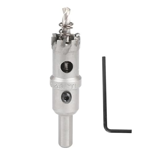 SUQIN 20.5mm Lochsäge Hartmetall-Bohrer,Hochwertiger TCT Lochschneider Mit Zentrierbohrer,Metall Lochsäge Bohrer für Löchern in Edelstahl, Eisen, Legierung, Holz, Kunststoff SUQIN 20.5mm Lochsäge Hartmetall-Bohrer,Hochwertiger TCT Lochschneider Mit Zentrierbohrer,Metall Lochsäge Bohrer für Löchern in Edelstahl, Eisen, Legierung, Holz, Kunststoff von SUQIN