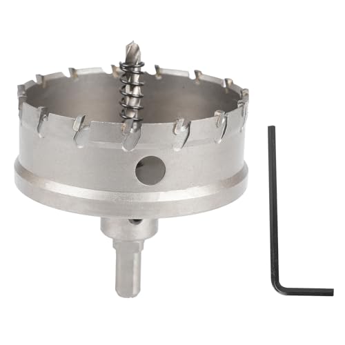 SUQIN 85mm Lochsäge Hartmetall-Bohrer,Hochwertiger TCT Lochschneider Mit Zentrierbohrer,Metall Lochsäge Bohrer für Löchern in Edelstahl, Eisen, Legierung, Holz, Kunststoff SUQIN 85mm Lochsäge Hartmetall-Bohrer,Hochwertiger TCT Lochschneider Mit Zentrierbohrer,Metall Lochsäge Bohrer für Löchern in Edelstahl, Eisen, Legierung, Holz, Kunststoff von SUQIN