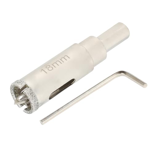SUQIN Fliesenbohre Diamant Lochsäge 18mm Mit Zentrierbohrer Glasbohrer Diamant Kernlochbohrer für Glas, Fliesen, Porzellan, Keramik, Quarzit, Marmor Zum Bohren SUQIN Fliesenbohre Diamant Lochsäge 18mm Mit Zentrierbohrer Glasbohrer Diamant Kernlochbohrer für Glas, Fliesen, Porzellan, Keramik, Quarzit, Marmor Zum Bohren von SUQIN