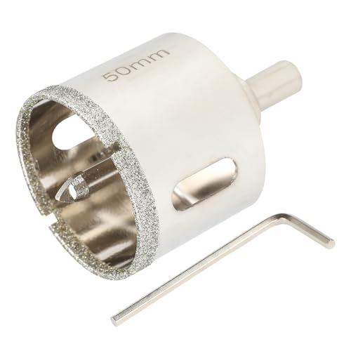 SUQIN Fliesenbohre Diamant Lochsäge 50mm Mit Zentrierbohrer Glasbohrer Diamant Kernlochbohrer für Glas, Fliesen, Porzellan, Keramik, Quarzit, Marmor Zum Bohren SUQIN Fliesenbohre Diamant Lochsäge 50mm Mit Zentrierbohrer Glasbohrer Diamant Kernlochbohrer für Glas, Fliesen, Porzellan, Keramik, Quarzit, Marmor Zum Bohren von SUQIN