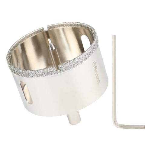 SUQIN Fliesenbohre Diamant Lochsäge 68mm Mit Zentrierbohrer Glasbohrer Diamant Kernlochbohrer für Glas, Fliesen, Porzellan, Keramik, Quarzit, Marmor Zum Bohren von SUQIN
