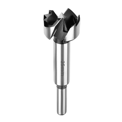SUQIN Professional ForstnerBohrer Ø25MM,Flach Flügelbohrer Astlochbohrer Scharnierlochbohrer Topfbohrer Forstner Cutter mit Rundschaft Zum Bohren In Holz, Kunststoff, Sperrholz SUQIN Professional ForstnerBohrer Ø25MM,Flach Flügelbohrer Astlochbohrer Scharnierlochbohrer Topfbohrer Forstner Cutter mit Rundschaft Zum Bohren In Holz, Kunststoff, Sperrholz von SUQIN