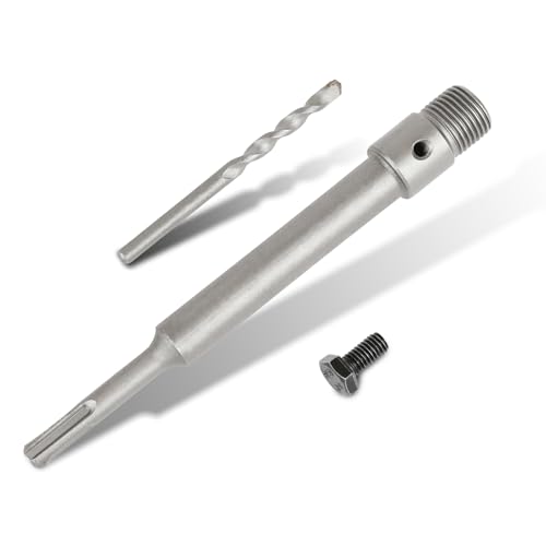SUQIN SDS PLUS Adapte 200mm,Verlängerungsstange,Für Bohrkrone M22 Und Zentrierbohrer 8x110mm,Für Bohrkrone Steckdose、Lochsäge. von SUQIN