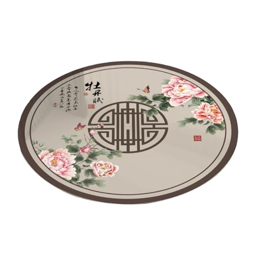 SUREK Wiederverwendbar Kunststoff -Tischdecke runde Tischdecke waschbarer Tischdecke Tischdecke mit Blumenmuster Home Tischdecke waschbar SUREK Wiederverwendbar Kunststoff -Tischdecke runde Tischdecke waschbarer Tischdecke Tischdecke mit Blumenmuster Home Tischdecke waschbar von SUREK