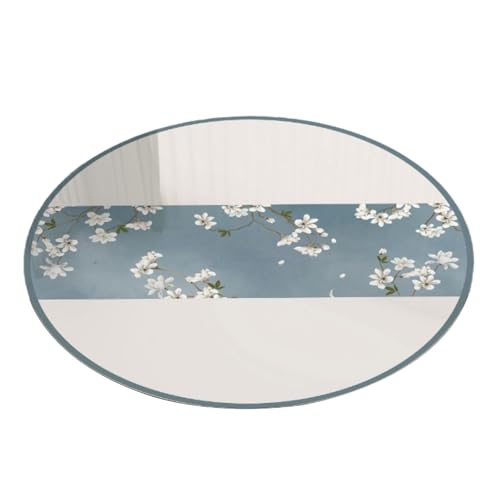SUREK Wiederverwendbar Kunststoff -Tischdecke waschbarer Tischdecke runde Tischdecke Vintage Blumen -Tischdecke Mode Tischdecke Outdoor Tischdecke waschbar SUREK Wiederverwendbar Kunststoff -Tischdecke waschbarer Tischdecke runde Tischdecke Vintage Blumen -Tischdecke Mode Tischdecke Outdoor Tischdecke waschbar von SUREK