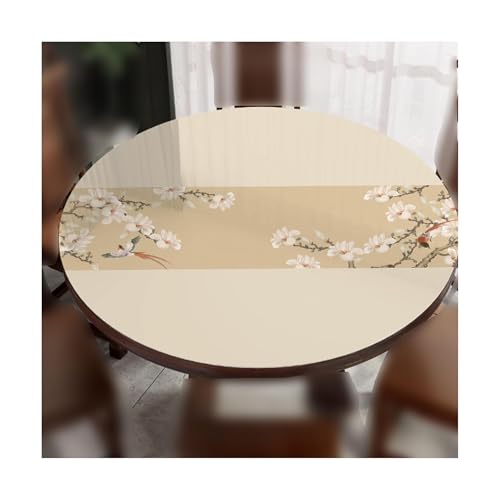 SUREK Wiederverwendbar Kunststoff -Tischdecke waschbarer Tischdecke runde Tischdecke Vintage Blumen -Tischdecke Mode Tischdecke Outdoor Tischdecke waschbar SUREK Wiederverwendbar Kunststoff -Tischdecke waschbarer Tischdecke runde Tischdecke Vintage Blumen -Tischdecke Mode Tischdecke Outdoor Tischdecke waschbar von SUREK