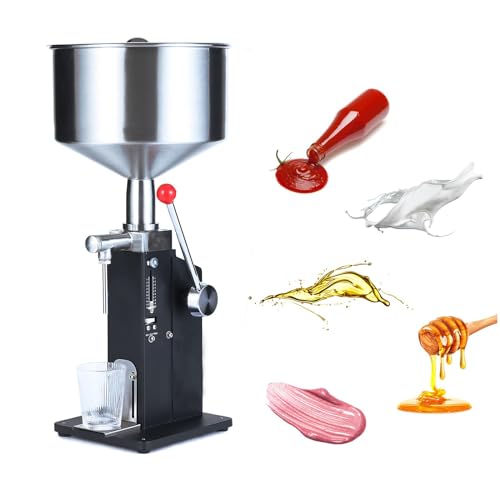 SUSEMSE Abfüllmaschine manuell mit Skala 5 bis 50ml, paste Flüssigkeitsabfüllmaschine flaschenfüller Flaschenabfüllmaschine für Kosmetikcreme Lipgloss A03 Schwarz SUSEMSE Abfüllmaschine manuell mit Skala 5 bis 50ml, paste Flüssigkeitsabfüllmaschine flaschenfüller Flaschenabfüllmaschine für Kosmetikcreme Lipgloss A03 Schwarz von SUSEMSE