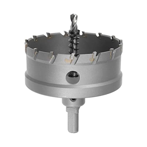 SUSQVHVCK 1 stücke 80mm 75mm 63mm 58mm 51mm Hartmetall Lochsäge Schneidbohrer for Edelstahl Legierung bisschen(58mm) von SUSQVHVCK