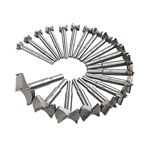 SUSQVHVCK 20 teile/satz 14-50mm Forstner Bohrer Bits Holzbearbeitung Selbstzentrierende Lochsägeschneider bisschen von SUSQVHVCK