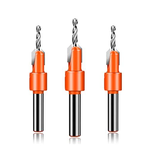 SUSQVHVCK For 5 teile/los Dia.8-10mm Holzbearbeitung Legierung Bohrer Senkrantenbohrer Wolframkarbid Bohrer Schraube 8mm Schaftschrittbohrer bisschen(3x10) von SUSQVHVCK