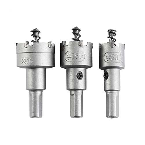 SUSQVHVCK for 3pcs / Los 20mm 25mm 30mm Twist Bohrer Bohrer LocheAw Bit Holz Dünn Metallblech Schneider Holz Bohrloch Cut Tool Zubehör bisschen von SUSQVHVCK