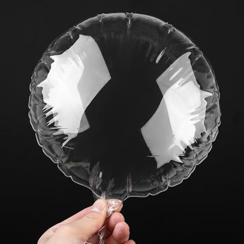 10,2 cm Bobo-Luftballons, 20 Stück kleine Luftblasen, befüllbare dekorative runde transparente Luftballons, klarer Ballon zum Befüllen für DIY Babyparty, Geburtstag, Hochzeit, Jahrestag, Festival 10,2 cm Bobo-Luftballons, 20 Stück kleine Luftblasen, befüllbare dekorative runde transparente Luftballons, klarer Ballon zum Befüllen für DIY Babyparty, Geburtstag, Hochzeit, Jahrestag, Festival von SUUEIOKL