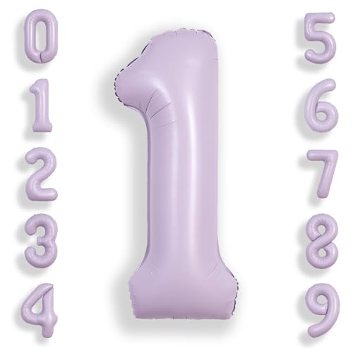 SUWEN 40 Zoll Lila große 1 Ballon Zahlen große Folie Helium Zahl Ballons 0-9 Jumbo Happy 1st Mylar Geburtstag Party Dekorationen für Mädchen Jahrestag Party Supplies SUWEN 40 Zoll Lila große 1 Ballon Zahlen große Folie Helium Zahl Ballons 0-9 Jumbo Happy 1st Mylar Geburtstag Party Dekorationen für Mädchen Jahrestag Party Supplies von SUWEN