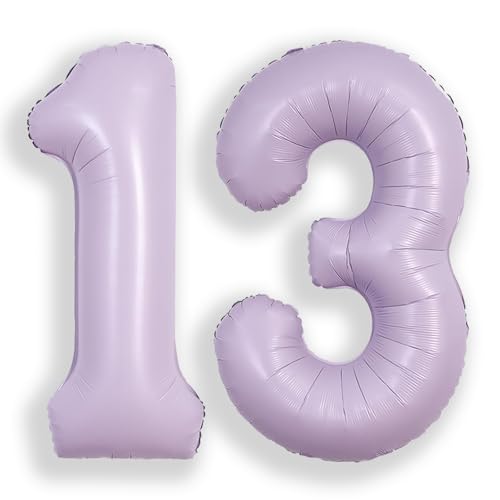SUWEN 40 Zoll Lila große 13 Ballon Zahlen große Folie Helium Zahl Ballons 0-9 Jumbo Happy 0th Mylar Geburtstag Party Dekorationen für Mädchen Jahrestag Party Supplies SUWEN 40 Zoll Lila große 13 Ballon Zahlen große Folie Helium Zahl Ballons 0-9 Jumbo Happy 0th Mylar Geburtstag Party Dekorationen für Mädchen Jahrestag Party Supplies von SUWEN