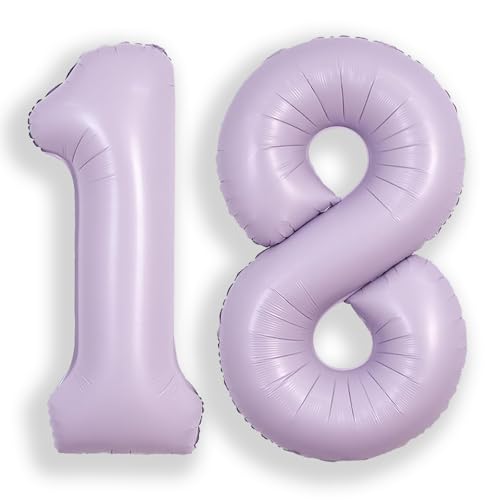 SUWEN 40 Zoll Lila große 18 Ballon Zahlen große Folie Helium Zahl Ballons 0-9 Jumbo Happy 0th Mylar Geburtstag Party Dekorationen für Mädchen Jahrestag Party Supplies SUWEN 40 Zoll Lila große 18 Ballon Zahlen große Folie Helium Zahl Ballons 0-9 Jumbo Happy 0th Mylar Geburtstag Party Dekorationen für Mädchen Jahrestag Party Supplies von SUWEN