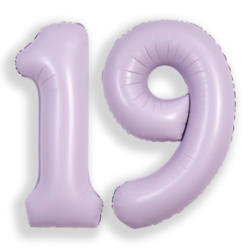 SUWEN 40 Zoll Lila große 19 Ballon Zahlen große Folie Helium Zahl Ballons 0-9 Jumbo Happy 0th Mylar Geburtstag Party Dekorationen für Mädchen Jahrestag Party Supplies SUWEN 40 Zoll Lila große 19 Ballon Zahlen große Folie Helium Zahl Ballons 0-9 Jumbo Happy 0th Mylar Geburtstag Party Dekorationen für Mädchen Jahrestag Party Supplies von SUWEN