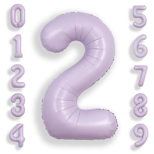 SUWEN 40 Zoll Lila große 2 Ballon Zahlen große Folie Helium Zahl Ballons 0-9 Jumbo Happy 2nd Mylar Geburtstag Party Dekorationen für Mädchen Jahrestag Party Supplies SUWEN 40 Zoll Lila große 2 Ballon Zahlen große Folie Helium Zahl Ballons 0-9 Jumbo Happy 2nd Mylar Geburtstag Party Dekorationen für Mädchen Jahrestag Party Supplies von SUWEN