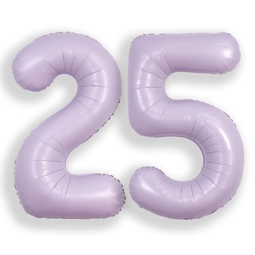 SUWEN 40 Zoll Lila große 25 Ballon Zahlen große Folie Helium Zahl Ballons 0-9 Jumbo Happy 0th Mylar Geburtstag Party Dekorationen für Mädchen Jahrestag Party Supplies SUWEN 40 Zoll Lila große 25 Ballon Zahlen große Folie Helium Zahl Ballons 0-9 Jumbo Happy 0th Mylar Geburtstag Party Dekorationen für Mädchen Jahrestag Party Supplies von SUWEN