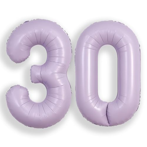 SUWEN 40 Zoll Lila große 30 Ballon Zahlen große Folie Helium Zahl Ballons 0-9 Jumbo Happy 0th Mylar Geburtstag Party Dekorationen für Mädchen Jahrestag Party Supplies SUWEN 40 Zoll Lila große 30 Ballon Zahlen große Folie Helium Zahl Ballons 0-9 Jumbo Happy 0th Mylar Geburtstag Party Dekorationen für Mädchen Jahrestag Party Supplies von SUWEN