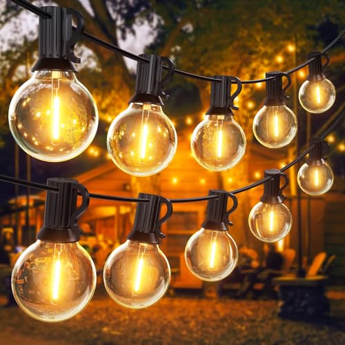 SUWIN 30M Lichterkette Glühbirnen Außen, mit 50+2 LED Glühbirnen, SUWIN 30M Lichterkette Glühbirnen Außen, mit 50+2 LED Glühbirnen, von SUWIN