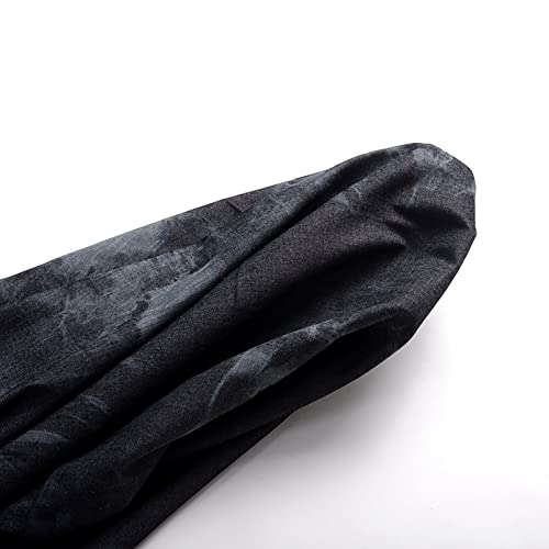 SUYOGI Jeansstoff Jeansstoff zum nahen meterware Tie-Dye-Stoff gewaschener Jeansstoff 140 cm breit unelastisch zum Nähen von Hosen, Jacken, Dekorationen(Color:Schwarz) von SUYOGI