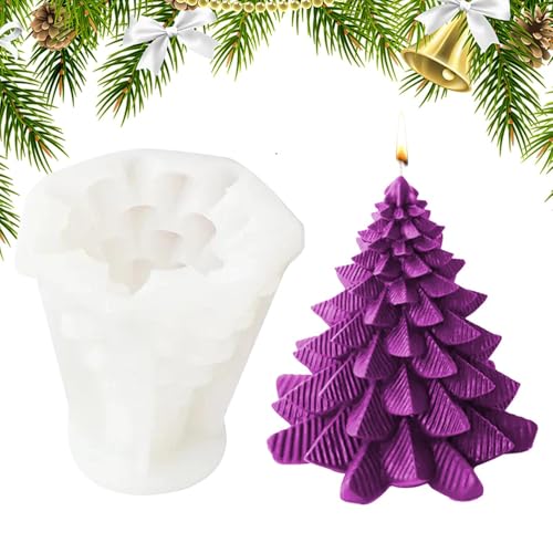 SVCEQZE Gießformen Weihnachten, Silikonform Tannenbaum, Baumförmige Bastelform, Weihnachtsbaum Kerzenform, 3D Kerzengießform, Formen Zur Herstellung Von Harz Für Die Kerzenseifenherstellung SVCEQZE Gießformen Weihnachten, Silikonform Tannenbaum, Baumförmige Bastelform, Weihnachtsbaum Kerzenform, 3D Kerzengießform, Formen Zur Herstellung Von Harz Für Die Kerzenseifenherstellung von SVCEQZE