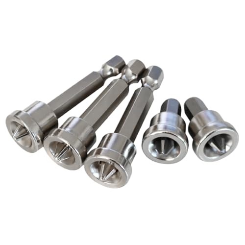 SVCEQZE Magnetisches Bohrerset - Elektro-Schraubendrehereinsatz-Set 5 Stück - Gipskarton-Positionsbohrer für Bauwesen Kraftfahrzeuge Metall Holz Möbel SVCEQZE Magnetisches Bohrerset - Elektro-Schraubendrehereinsatz-Set 5 Stück - Gipskarton-Positionsbohrer für Bauwesen Kraftfahrzeuge Metall Holz Möbel von SVCEQZE